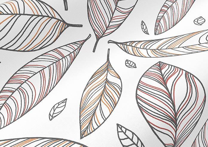 Falling Leaves, Ember - Twist&Fit Roller Blind - Image 4